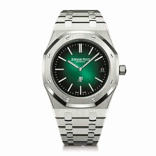 gphg2021_Royal_Oak_Jumbo_Extra-Thin_0021-1.jpg AP Green Dial Jumbo Replica - Image 1