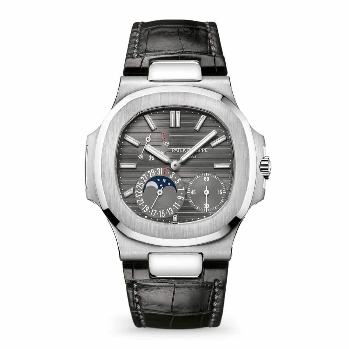 patek-nautilus-5712G-001-replica.jpg Patek Philippe Nautilus Moon Phase Replica - Image 1
