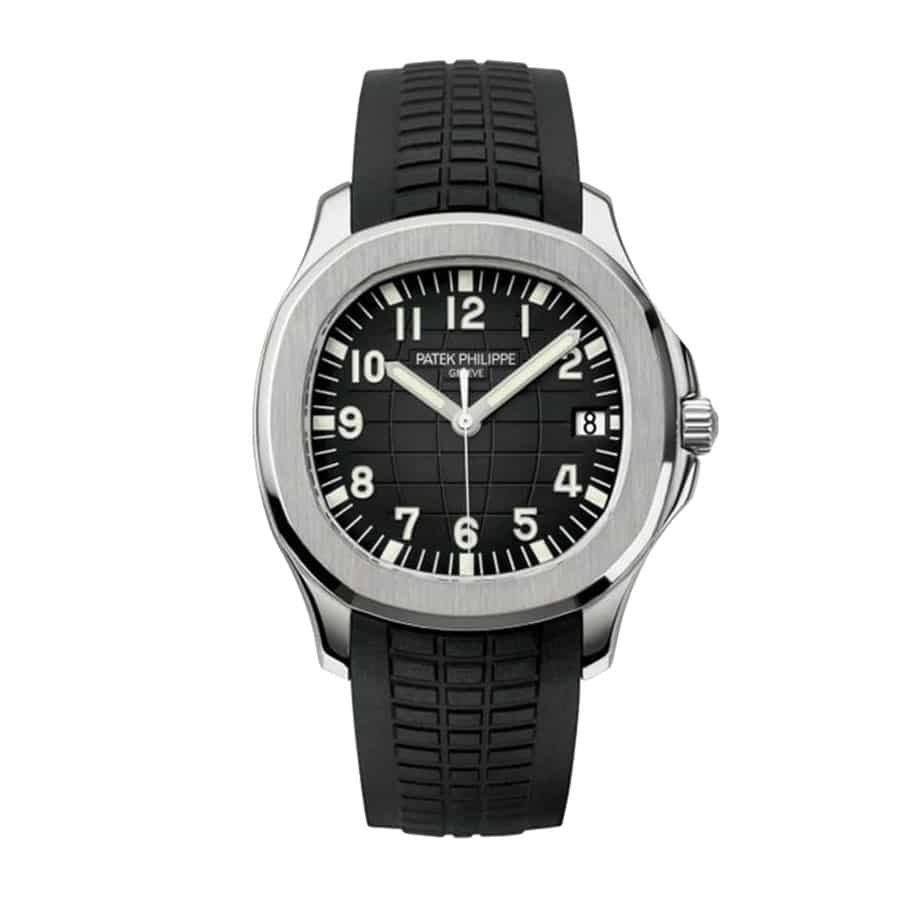 patek-philippe-aquanaut-black-dial-5167a-001-replica.jpg Patek Philippe Rubber Strap Replica - Image 1