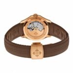 Patek Philippe Gold Brown Strap Replica - Image 4