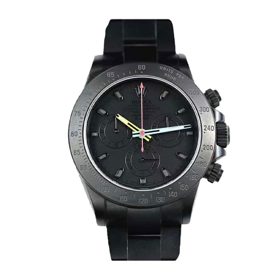 rolex-blaken-daytona-date-black-dial-116520-box-replica.jpg Rolex Blaken Daytona Date Black Dial 116520 Replica - Image 1