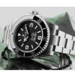 Rolex Submariner 6190 Blaken Black Dial Replica - Image 4