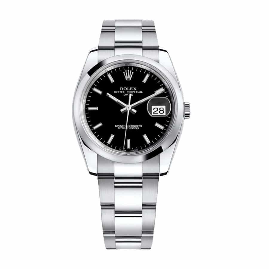 rolex-datejust-34mm-115200-steel-automatic-silver-dial.jpg Rolex Datejust 115200-0004 Oyster Perpetual replica - Image 1