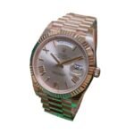 Rolex Day-Date 228235 AR Rose Gold Wrapped Rhodium Dial Replica - Image 2