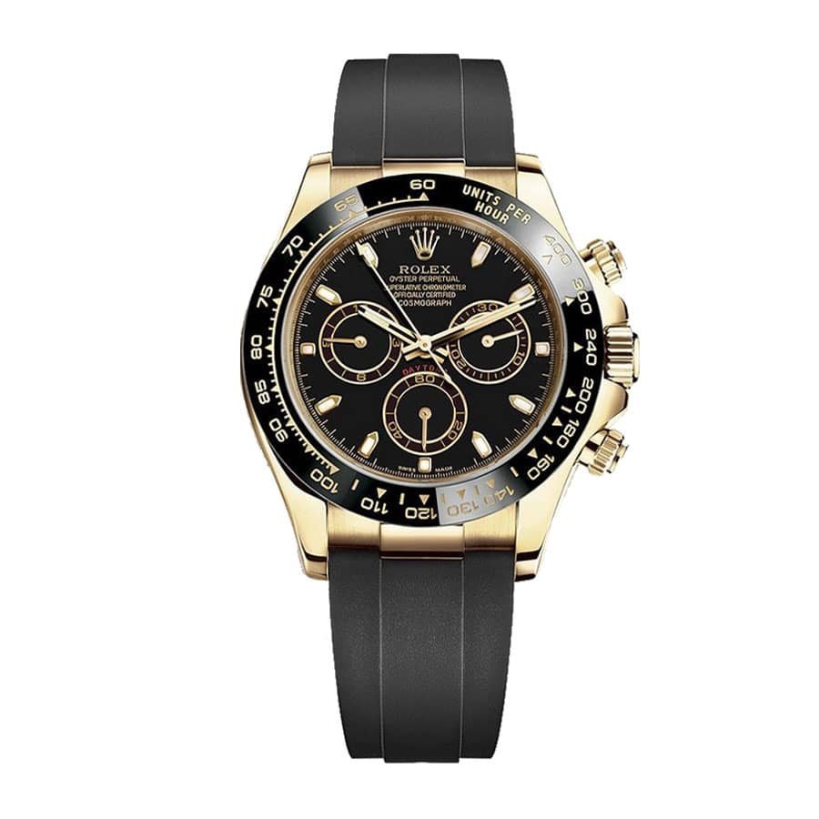 rolex-daytona-cosmograph-daytona-automatic-yellow-gold-116518ln-replica.jpg Rolex Daytona Rubber Strap Replica - Image 1