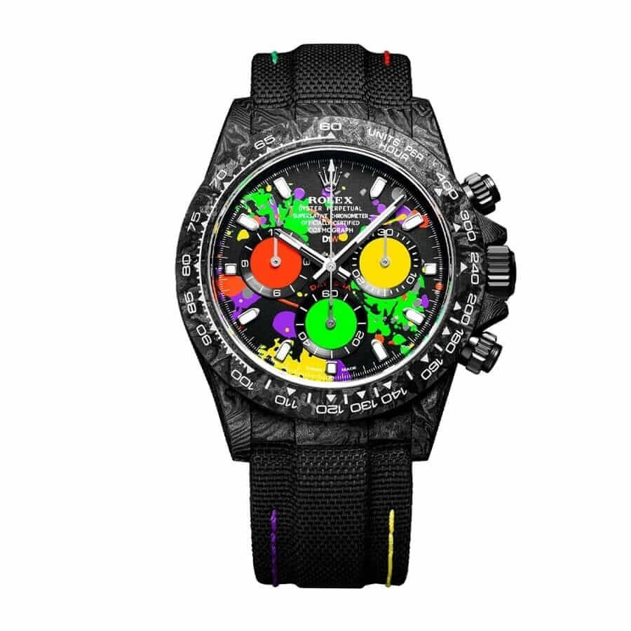 rolex-daytona-diw-carbon-motley-unique-version-multi-color-dial-counter-replica-1.jpg Rolex Daytona Carbon Cosmograph Cream Dial 4130cr Replica - Image 1
