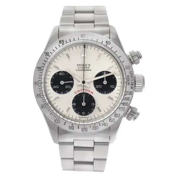 rolex-daytona-vintage.webp Rolex Vintage Daytona 6263 Silver Big Red Dial Replica - Image 1