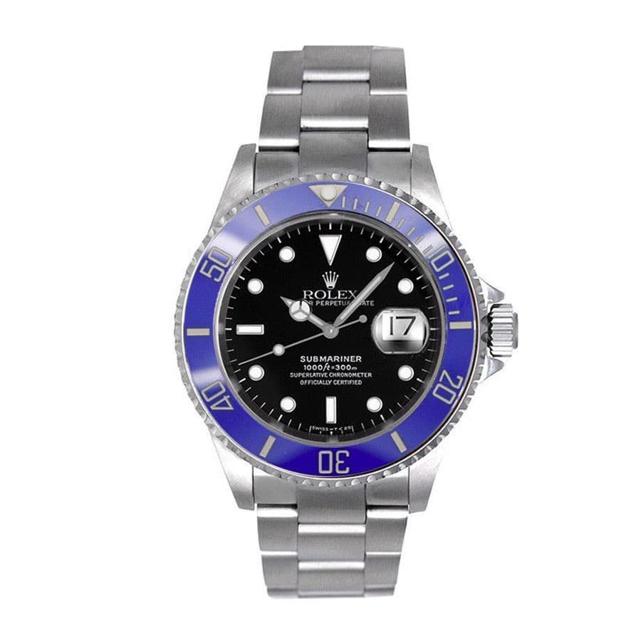 rolex-submariner-date-16610-black-dial-replica.jpg Rolex Submariner Date 16610 Black Dial Oyster Replica - Image 1