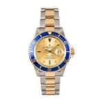 Rolex Submariner Serti Two Tone Stainless Steel Gold Diamond 16613 Replica