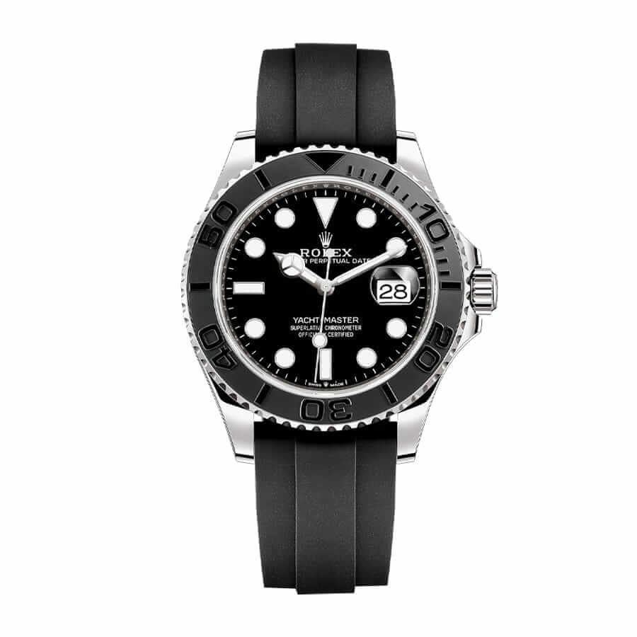 rolex-yacht-master-40-226659-white-gold-automatic-rubber-black-dial-replica.jpg Rolex Yacht-Master 226659 White Gold Automatic Rubber Black Dial Replica - Image 1